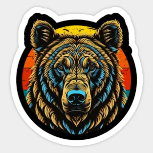 Colorful Bear Sticker